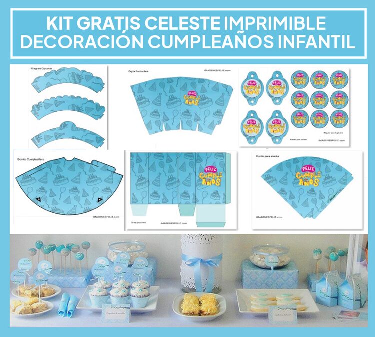 kit gratis celeste imprimible golosinas decoracion
cumpleanos 2